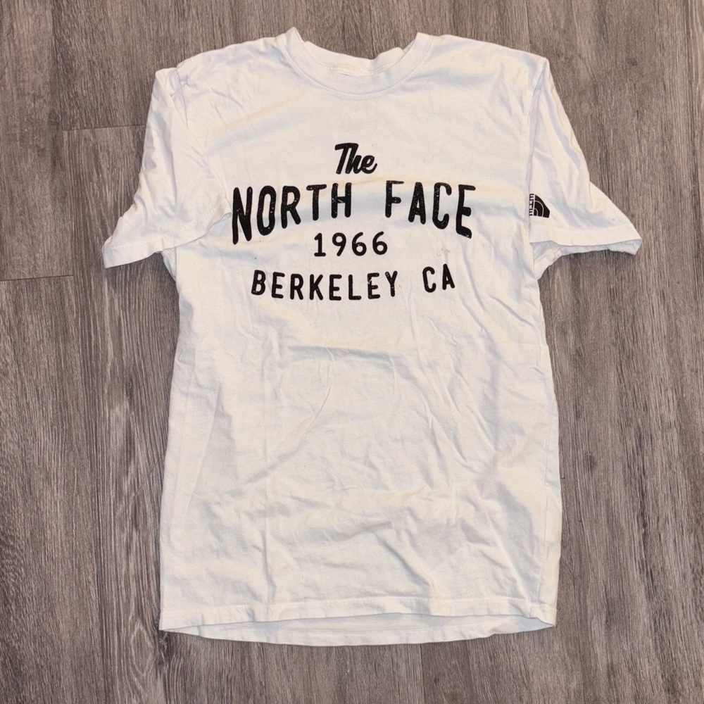 The North Face White Tee with Black Print